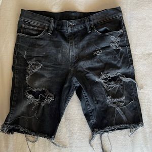 BDG Denim Black Wash Shorts
